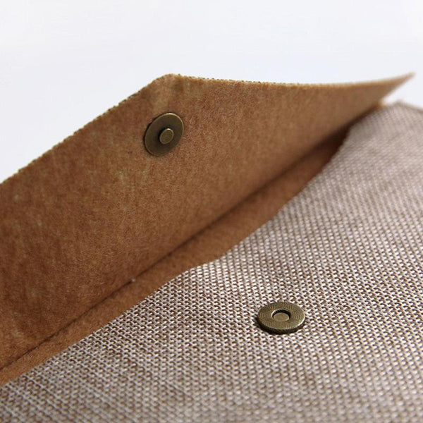 Simple Canvas Felt File Bag