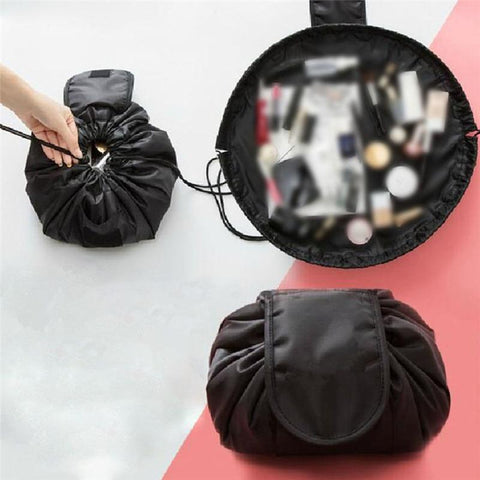 Drawstring Travel Cosmetic Bag Makeup