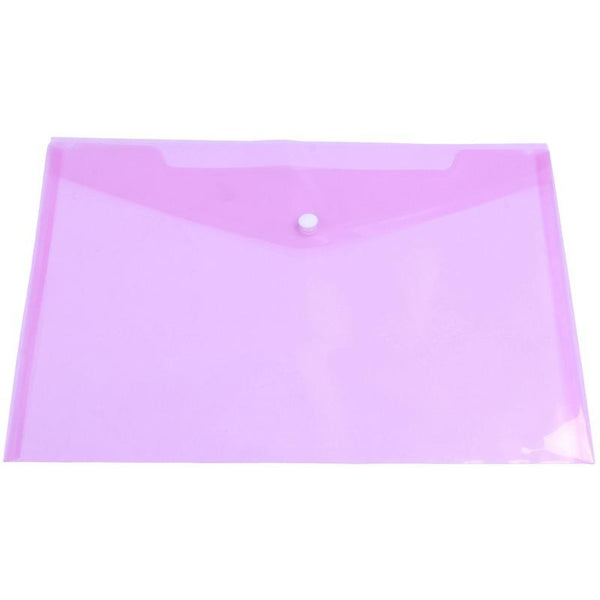 Wallets Plastic Popper Buckle Folders