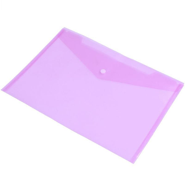 Wallets Plastic Popper Buckle Folders