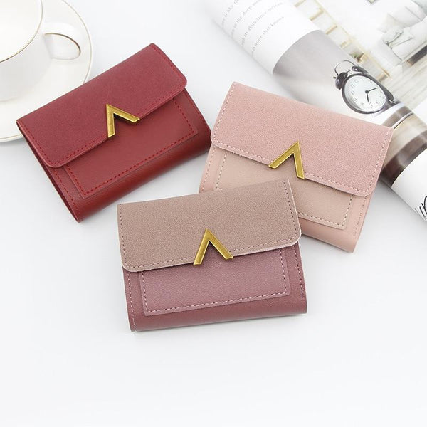 Small Short Leather Wallet