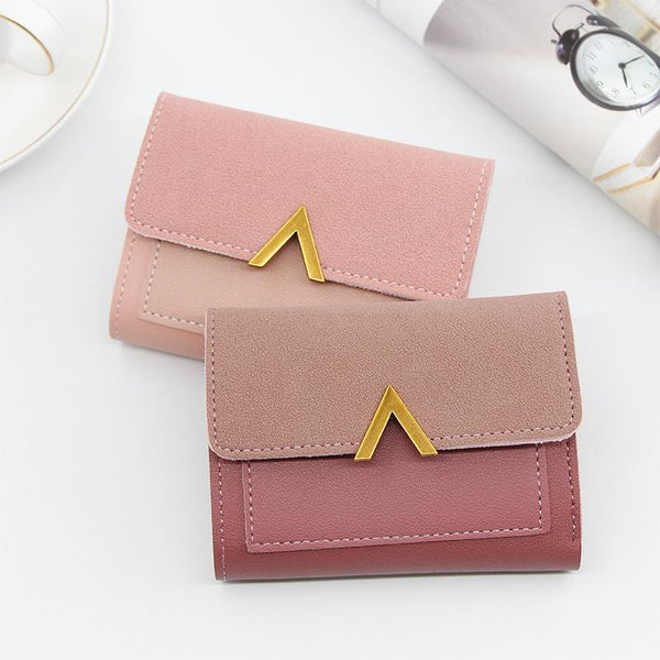Small Short Leather Wallet