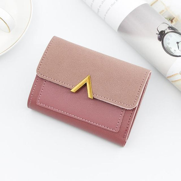 Small Short Leather Wallet