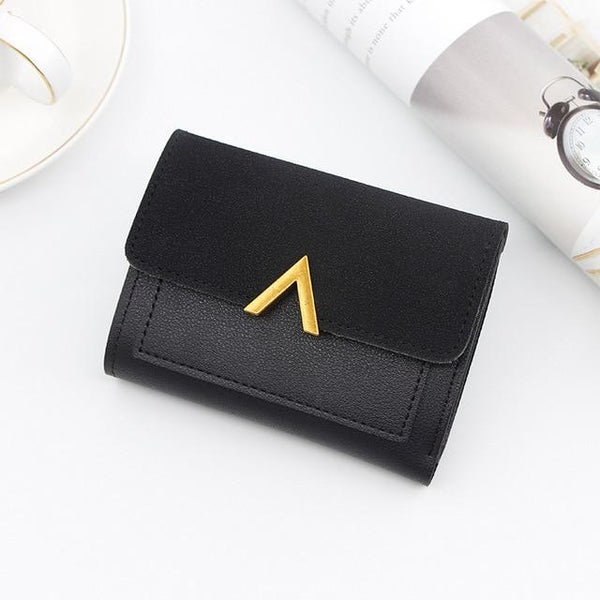 Small Short Leather Wallet