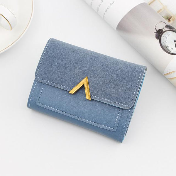 Small Short Leather Wallet