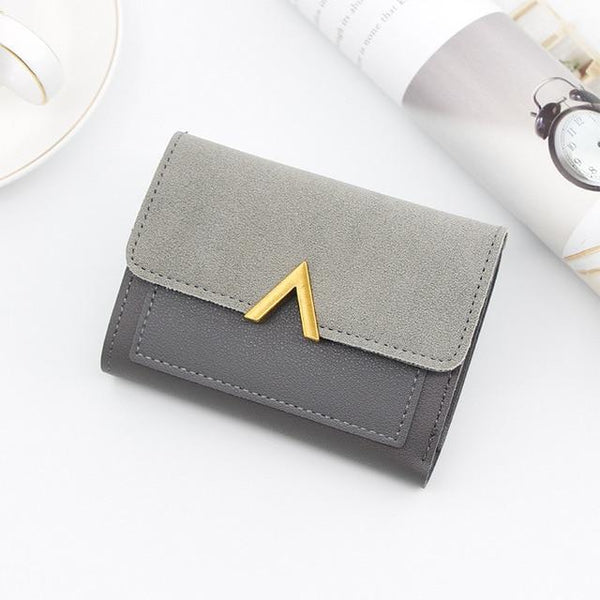 Small Short Leather Wallet