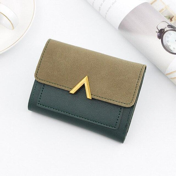 Small Short Leather Wallet