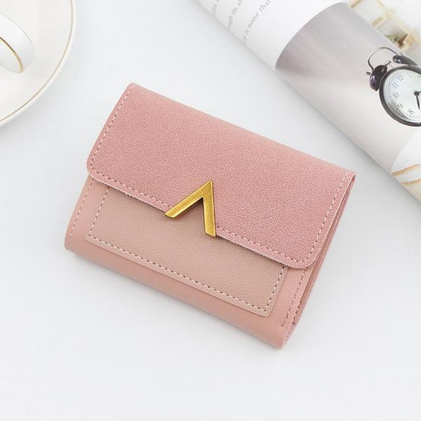 Small Short Leather Wallet