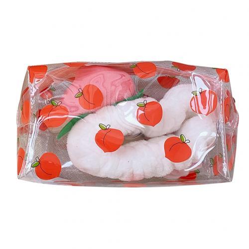 Cosmetic Bag Transparent PVC Fruit