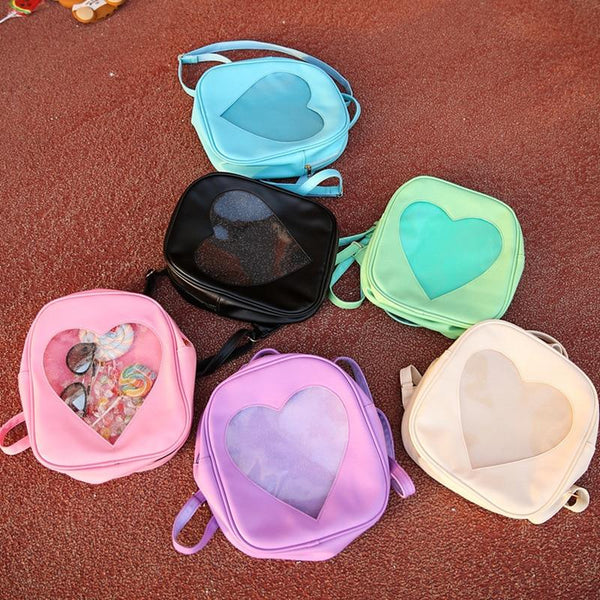 Cute Love Heart Shape Backpacks