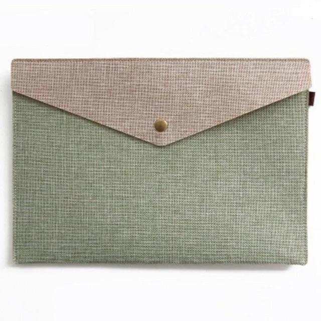 Simple Canvas Felt File Bag