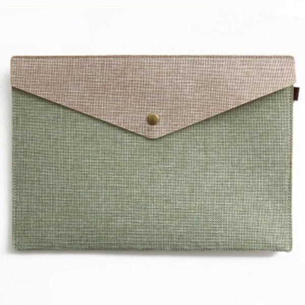 Simple Canvas Felt File Bag