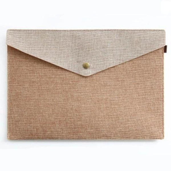 Simple Canvas Felt File Bag
