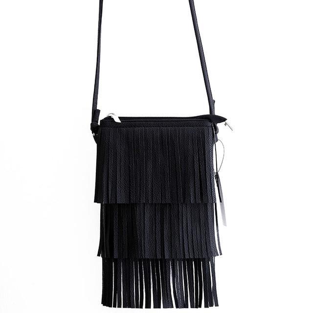 PU Leather Tassel Handbags