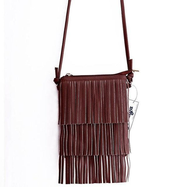 PU Leather Tassel Handbags
