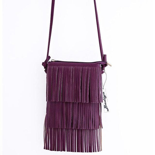 PU Leather Tassel Handbags
