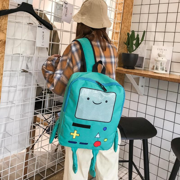 Cute Cartoon Time Backpacks