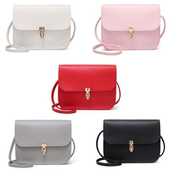 Women Girls Leather Small Handbag