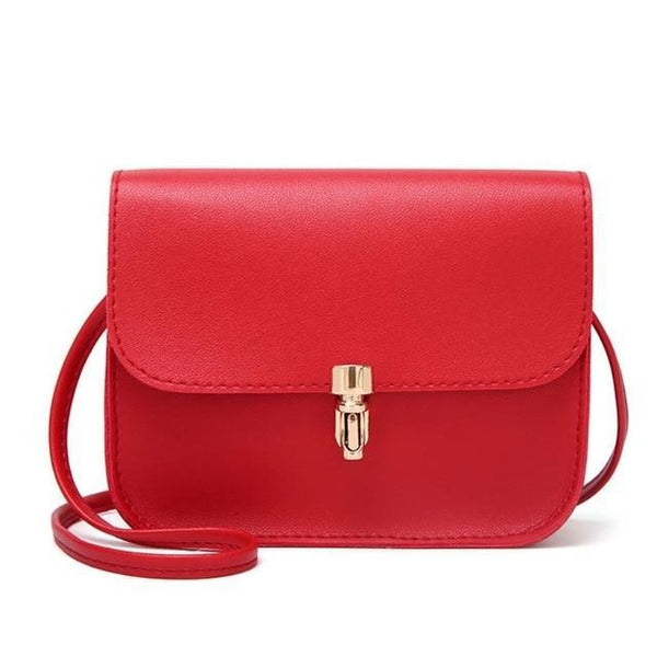 Women Girls Leather Small Handbag