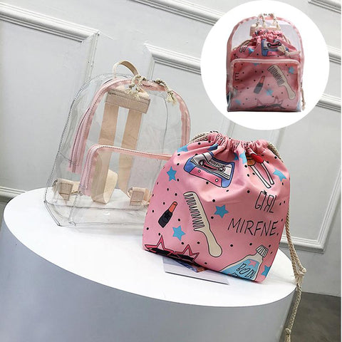 Cute Clear Mini  Female Backpack