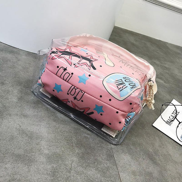 Cute Clear Mini  Female Backpack